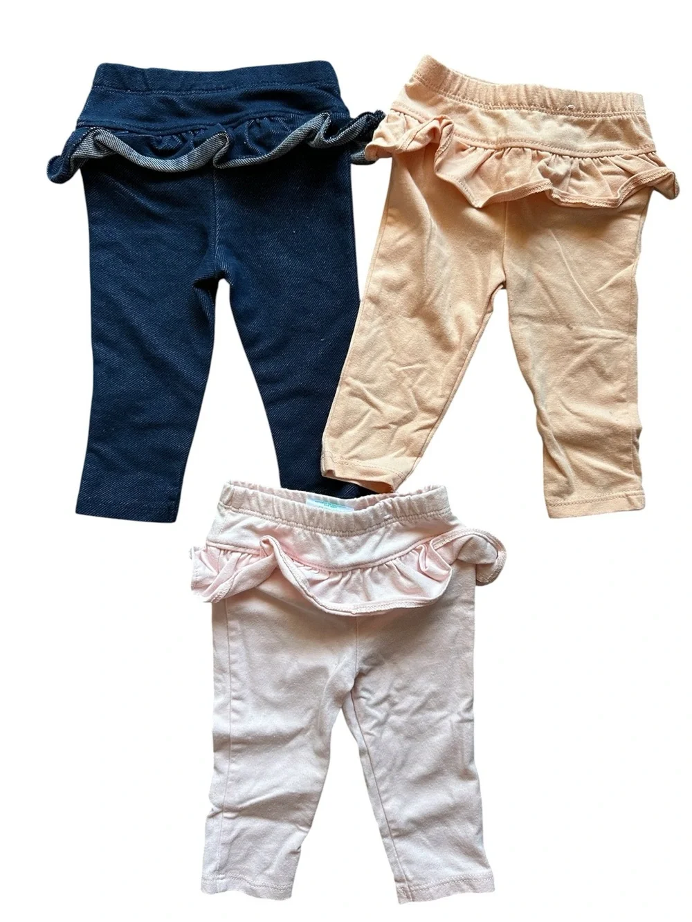Lot of 23 Baby girl infant long pants in various brands size 3-6 months - Picture 6 of 10
